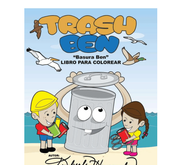 Libro de colorear «Basura Ben»